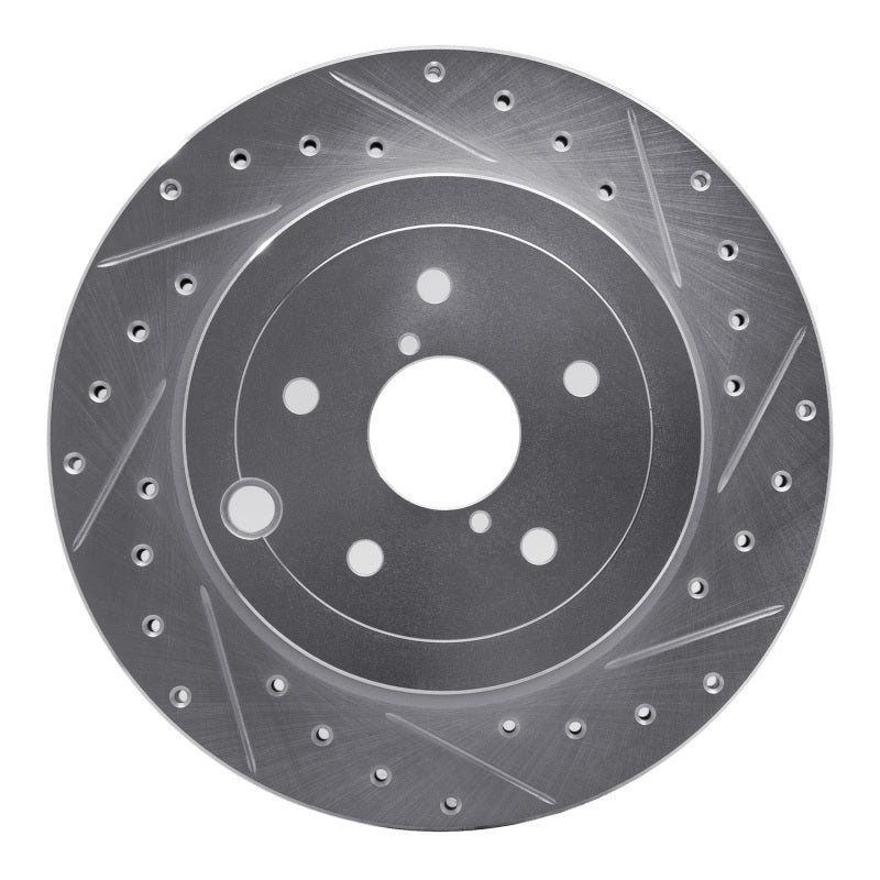 R1 Concepts 631-13022R - RNC631-13022R - R1 08-20 Subaru WRX STI Rear Right Drilled & Slotted Silver Brake Rotor - Shipped in Europe - Tuningsupply.com