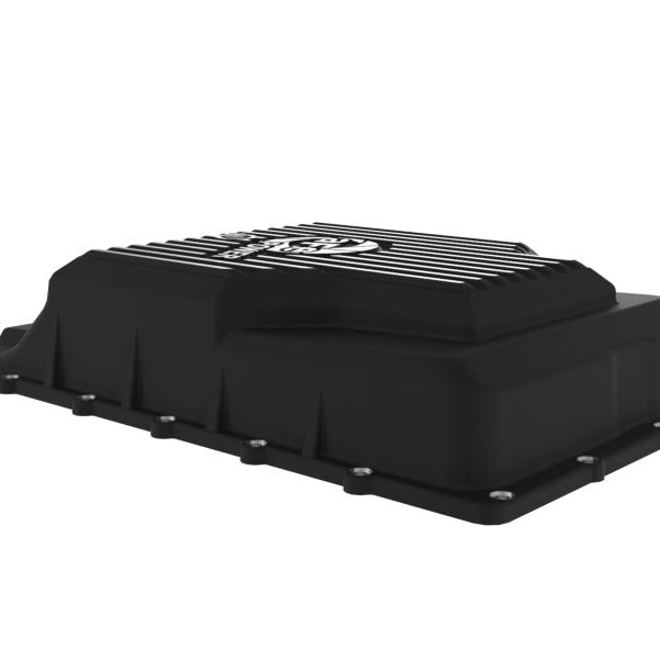 aFe 46-71330B - AFE46-71330B - aFe 17-24 Ford F-150 10R60/10R80 Pro Series Rear Transmission Pan Black w/ Machined Fins - Shipped in Europe - Tuningsupply.com