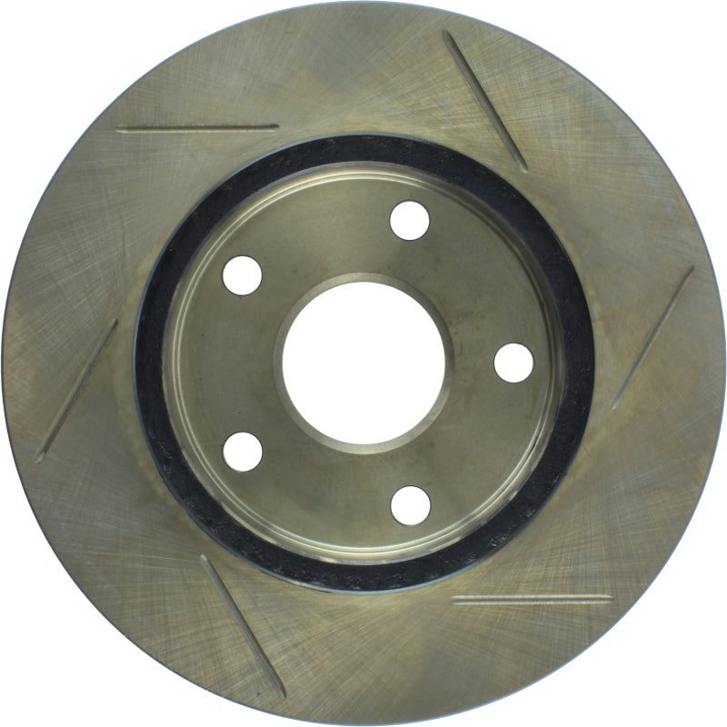 Stoptech 126.44069SR - STO126.44069SR - StopTech Power Slot 1/90-95 Toyota MR2 Front Right SportStop Slotted Rotor - Shipped in Europe - Tuningsupply.com