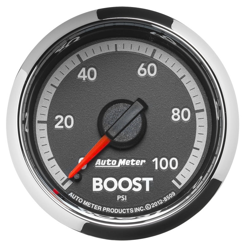 AutoMeter 8509 - ATM8509 - Autometer Gen4 Dodge Factory Match 52.4mm Mechanical 0-100 PSI Boost Gauge - Shipped in Europe - Tuningsupply.com