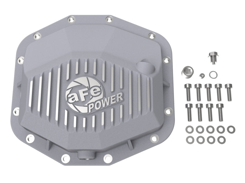 aFe 46-71280A - AFE46-71280A - aFe 21-22 RAM 1500 TRX HEMI V8 6.2L(sc) Street Series Rear Differential Cover Raw w/ Machined Fins - Shipped in Europe - Tuningsupply.com