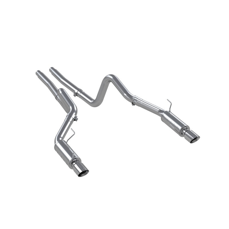 MBRP PS7270AL - MBRPS7270AL - MBRP 05-09 Ford Mustang GT 4.6L Dual Split Rear Race Version AL/ 3in Cat Back Exhaust System - Shipped in Europe - Tuningsupply.com