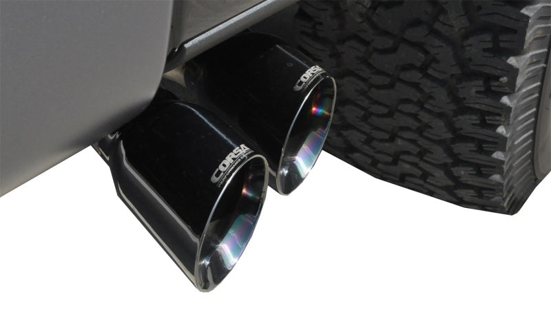 CORSA Performance 14759BLK - COR14759BLK - Corsa 2011-2014 Ford F-150 Raptor 6.2L V8 133in Wheelbase Black Xtreme Cat-Back Exhaust - Shipped in Europe - Tuningsupply.com