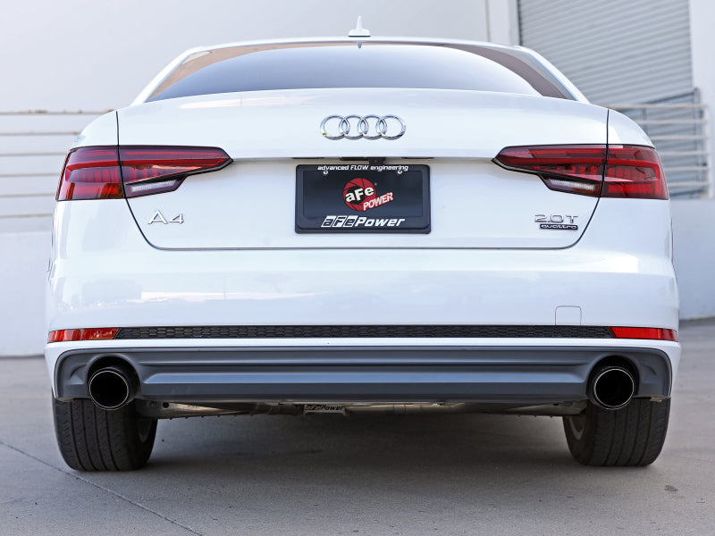 aFe 49-36419-B - AFE49-36419-B - aFe 17-19 Audi A4 (L4-2.0L) MACH Force-Xp Stainless Steel Axle-Back Exhaust System - Black Tip - Shipped in Europe - Tuningsupply.com