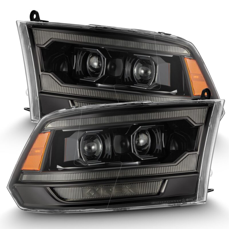 AlphaRex 880563 - ARX880563 - AlphaRex 09-18 RAM 1500 PRO-Series Proj Headlights Alpha-Black w/Sequential Signal & Top/Middle DRL - Shipped in Europe - Tuningsupply.com