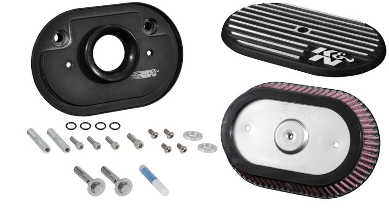 K&N Engineering RK-3952 - KNNRK-3952 - K&N Street Metal Intake System for 12-16 Harley-Davidson Road King 103cl Side Draft Touring - Shipped in Europe - Tuningsupply.com