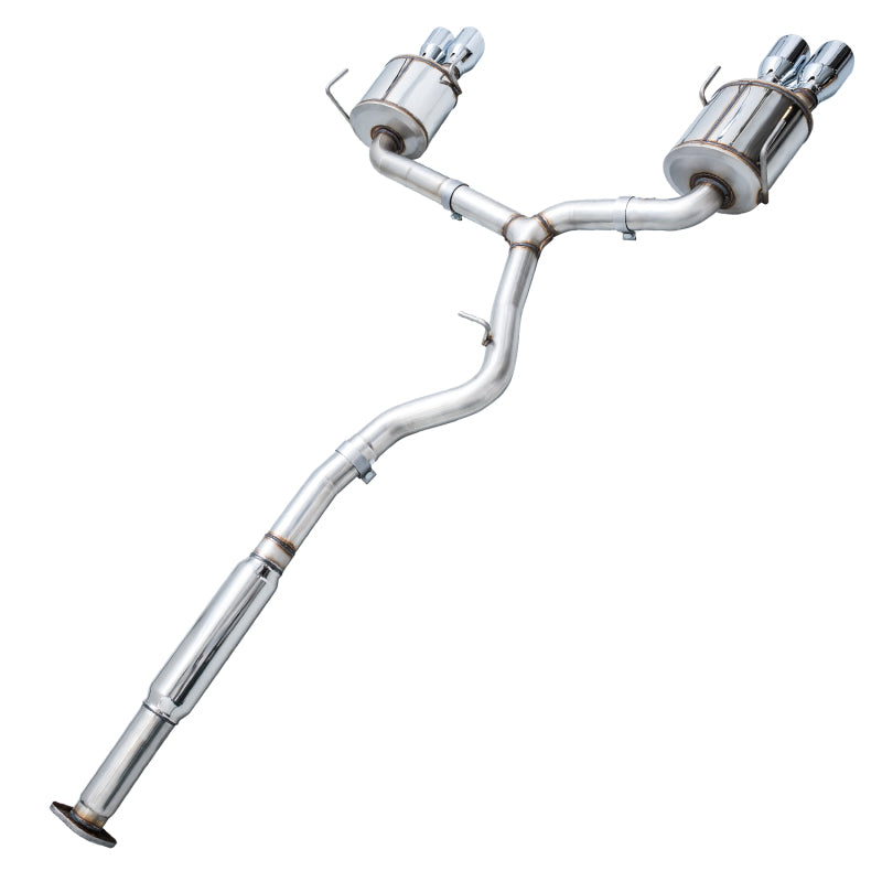 AWE Tuning 3015-42104 - AWE3015-42104 - AWE Tuning Subaru STI VA / WRX GV / STI GV Sedan Touring Edition Exhaust - Chrome Silver Tip (102mm) - Shipped in Europe - Tuningsupply.com