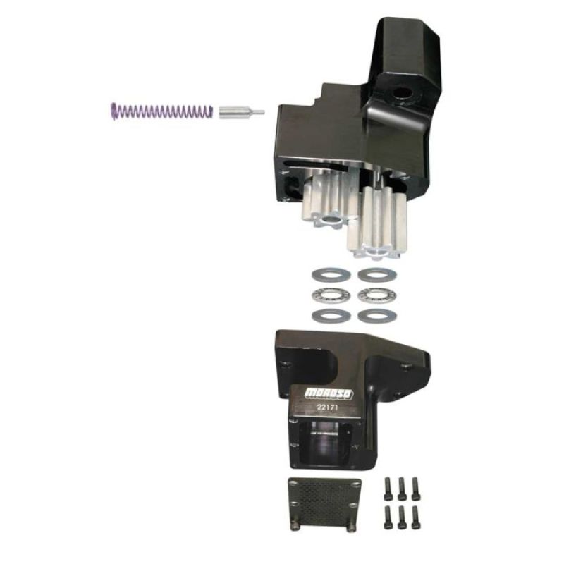 Moroso 22171 - MOR22171 - Moroso Chevrolet Small Block High Volume Billet Aluminum Oil Pump - Shipped in Europe - Tuningsupply.com