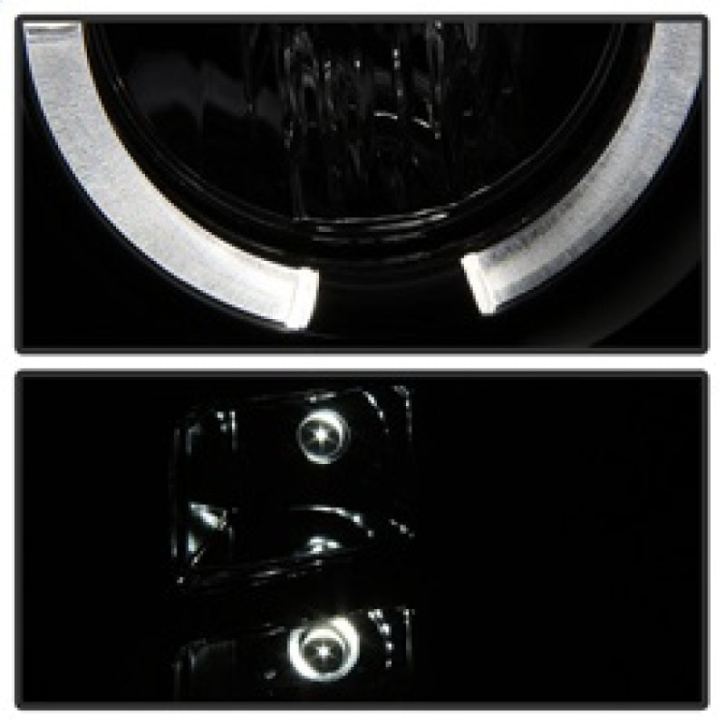 SPYDER 5078506 - SPY5078506 - Spyder GMC Sierra 1500/2500 07-13 Projector Headlights LED Halo- LED Blk Smke PRO-YD-GS07-HL-BSM - Shipped in Europe - Tuningsupply.com