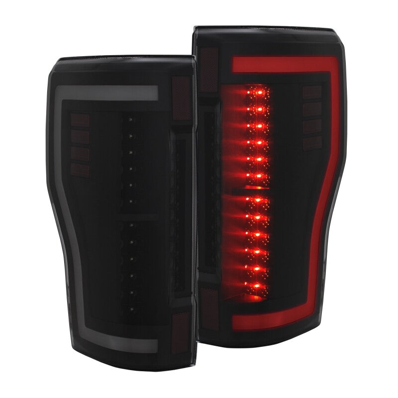 ANZO 311288 - ANZ311288 - ANZO 2017+ Ford F-250 LED Taillights - Black/Smoke - Shipped in Europe - Tuningsupply.com