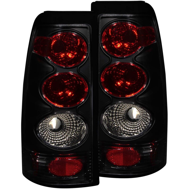 ANZO 211160 - ANZ211160 - ANZO 1999-2002 Chevrolet Silverado 1500 Taillights Dark Smoke - Shipped in Europe - Tuningsupply.com