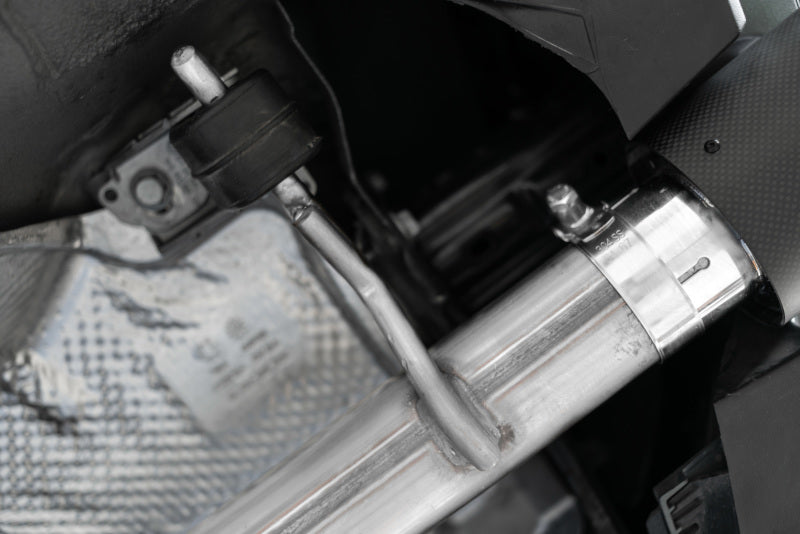 MBRP PS46083CF - MBRPS46083CF - MBRP 19-21 VW Jetta GLI T304 SS 3in Cat-Back Dual Split Rear Exit Exhaust - Carbon Fiber Tips - Shipped in Europe - Tuningsupply.com