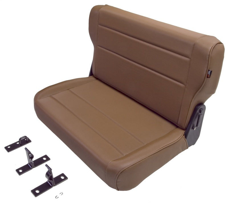 Rugged Ridge - RUG13462.37 - Rugged Ridge Fold & Tumble Rear Seat Spice 76-95 Jeep CJ / Jeep Wrangler - Shipped in Europe - Tuningsupply.com