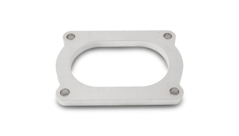 Vibrant 13176S - VIB13176S - Vibrant T304 SS 4 Bolt Flange for 3.5in O.D. Oval tubing - Shipped in Europe - Tuningsupply.com