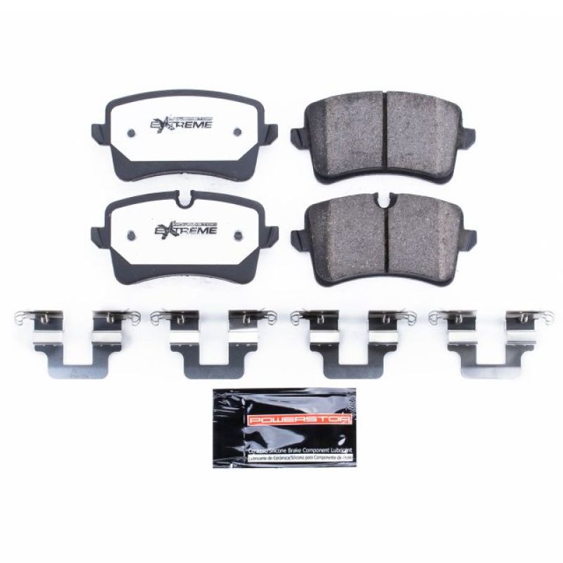 PowerStop Z26-1547 - PSBZ26-1547 - Power Stop 12-18 Audi A6 Rear Z26 Extreme Street Brake Pads w/Hardware - Shipped in Europe - Tuningsupply.com