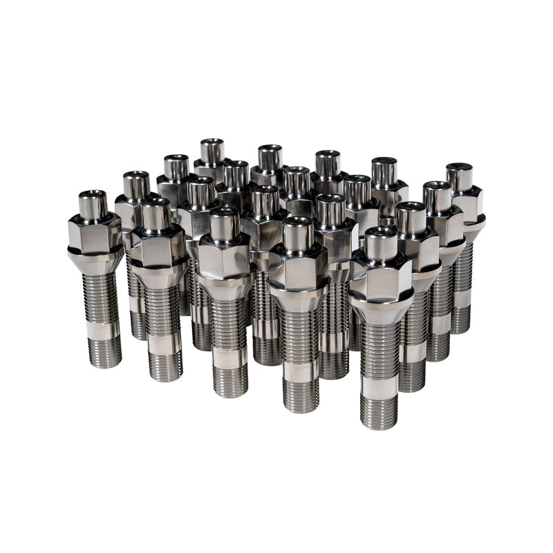 Wheel Mate TIM14C6074R - WHMTIM14C6074R - Wheel Mate Titanium Wheel Stud Conversion (Raw Ti) - M14x1.25 to M14x1.5 - 74mm - 60deg Lug Nut - Shipped in Europe - Tuningsupply.com