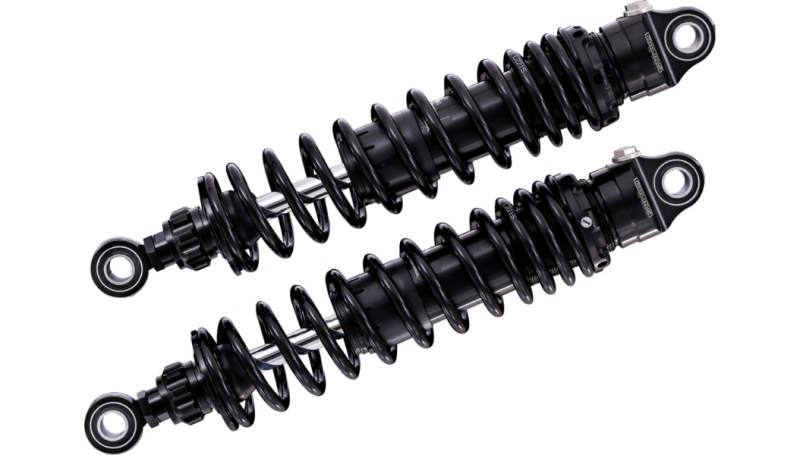 Ohlins HD 772S2 - OHLHD 772S2 - Ohlins 90-26 Harley-Davidson FL Touring STX 36 Blackline 13in Shocks Min 250lb - Max 575lb - Shipped in Europe - Tuningsupply.com