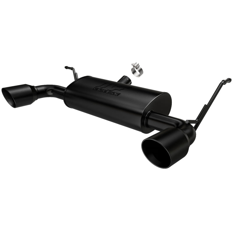 Magnaflow 15160 - MAG15160 - MagnaFlow 07-17 Jeep Wrangler JK 3.8/3.6L Dual Split Rear Exit Black Axle-Back Exhaust - Shipped in Europe - Tuningsupply.com