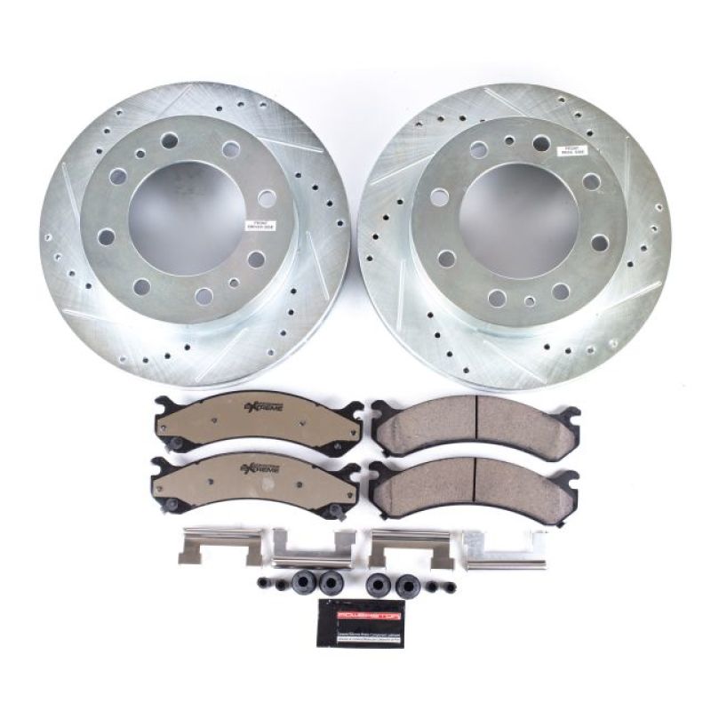 PowerStop K2071-36 - PSBK2071-36 - Power Stop 02-04 Chevrolet Avalanche 2500 Front Z36 Truck & Tow Brake Kit - Shipped in Europe - Tuningsupply.com