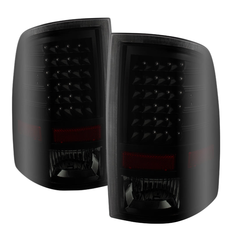 SPYDER 9025617 - SPY9025617 - xTune Dodge Ram 1500 09-14 LED Tail Lights Incandescent Model Only Black Smoke ALT-JH-DR09-LED-BKSM - Shipped in Europe - Tuningsupply.com