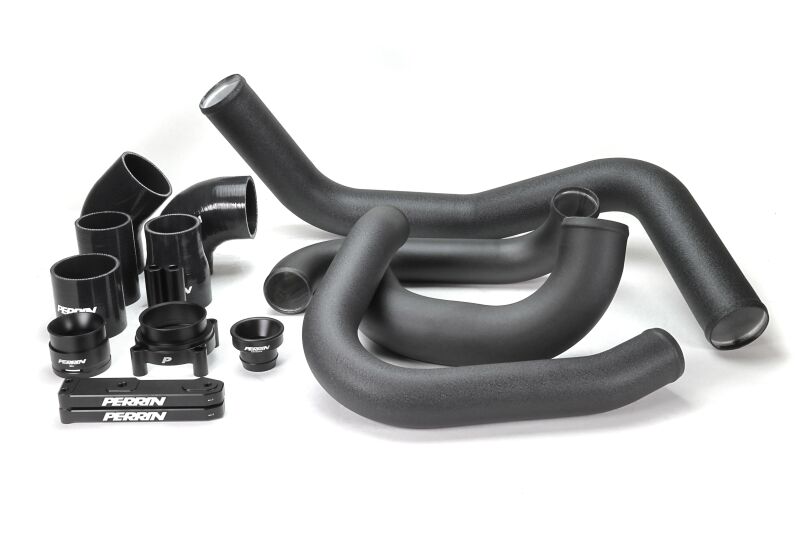 Perrin Performance PSP-ITR-441-3BK - PERPSP-ITR-441-3BK - PERRIN 22-26 Subaru WRX Front Mount Intercooler Boost Tube Kit - Black - Shipped in Europe - Tuningsupply.com