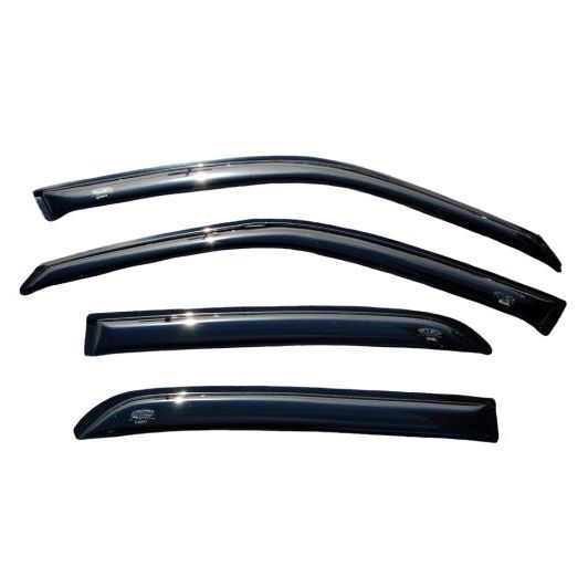 AVS 94228 - AVS94228 - AVS 98-11 Ford Crown Victoria (Short Rears) Ventvisor Outside Mount Window Deflectors 4pc - Smoke - Shipped in Europe - Tuningsupply.com