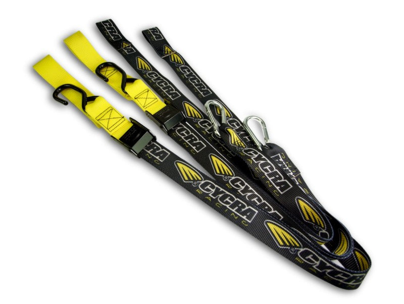 Cycra 1CYC-3081-55 - CYC1CYC-3081-55 - Cycra Tie Down Set - Yellow - Shipped in Europe - Tuningsupply.com