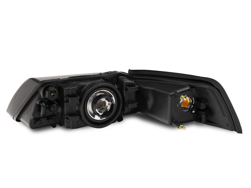 Raxiom 413419 - RAX413419 - Raxiom 99-04 Mustang Axial Series OEM Style Replacement Headlights- Black Housing (Clear Lens) - Shipped in Europe - Tuningsupply.com