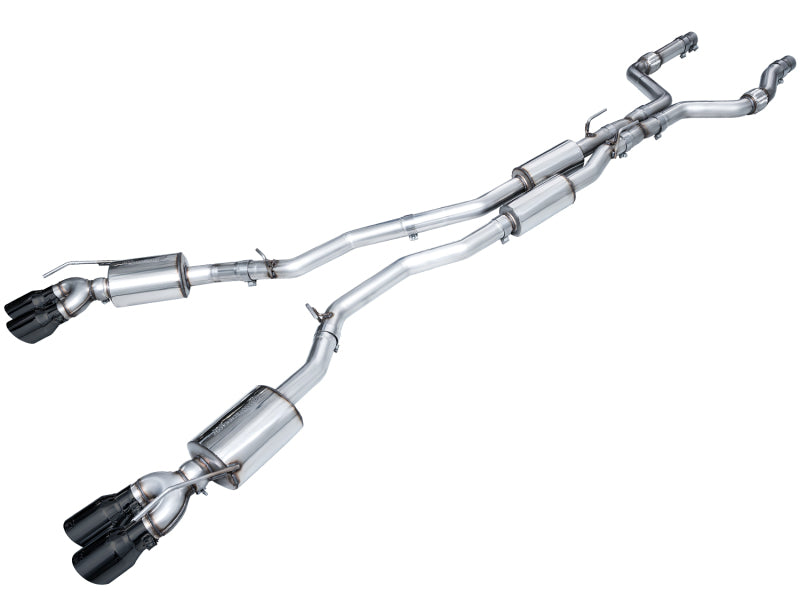 AWE Tuning 3015-43625 - AWE3015-43625 - AWE Tuning 2020+ Ford Explorer ST Touring Edition Exhaust w/ Diamond Black Tips - Shipped in Europe - Tuningsupply.com