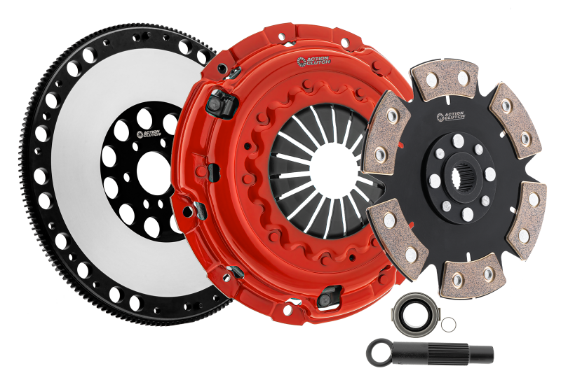 Action Clutch ACR-0668 - AONACR-0668 - Action Clutch 12-15 Honda Civic Si 2.4L (K24Z7) Stage 4 Clutch Kit (1MD) w/Lightened Flywheel - Shipped in Europe - Tuningsupply.com