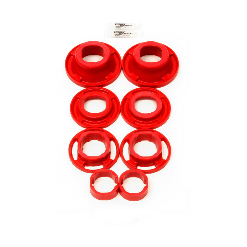 BMR Suspension BK040 - BMRBK040 - BMR 12-15 5th Gen Camaro Rear Cradle Street Version Poly Inserts Only Bushing Kit - Red - Shipped in Europe - Tuningsupply.com