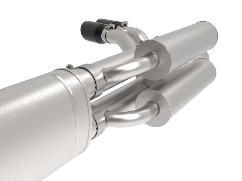 aFe 49-43117-B - AFE49-43117-B - aFe Rebel Series 3in 409 SS Cat-Back Exhaust w/ Black Tips 17-20 Ford F-250/F350 V8 6.2L/7.3L - Shipped in Europe - Tuningsupply.com