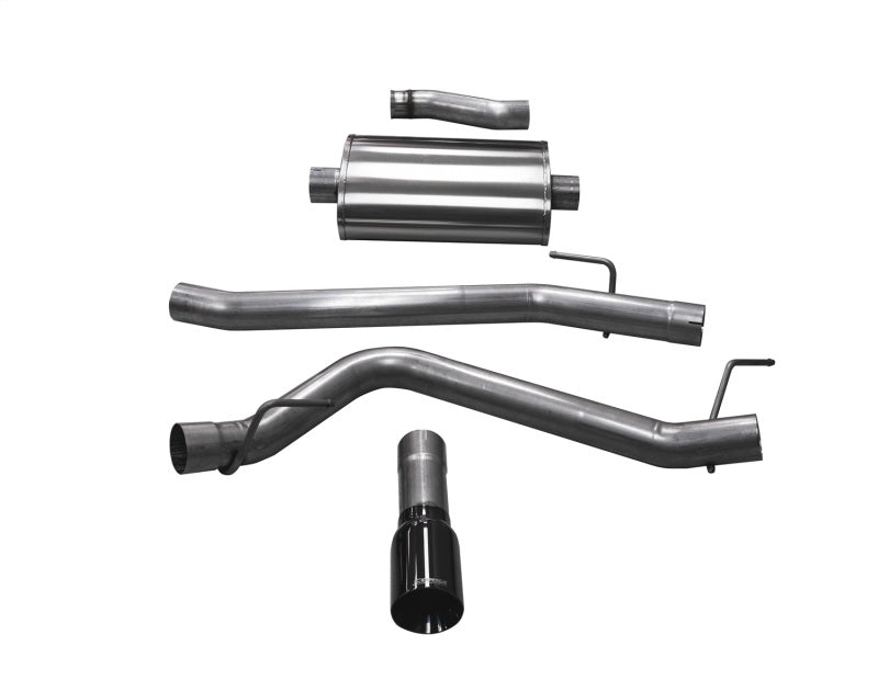 CORSA Performance 21060BLK - COR21060BLK - Corsa 20-25 Jeep Gladiator JT 3.6L Single Side Exit Cat-Back Exhaust System w/ Single 4in Black Tip - Shipped in Europe - Tuningsupply.com
