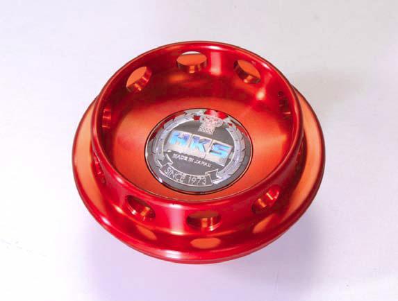 HKS 24003-AN001 - HKS24003-AN001 - HKS OIL FILLER CAP NISSAN/HONDA (RED) - Shipped in Europe - Tuningsupply.com