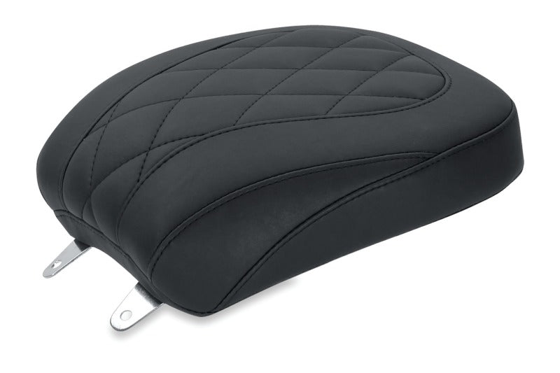 Mustang Motorcycle 76803 - MMP76803 - Mustang 84-06 Harley Standard Rear Tire Wide Tripper Passenger Seat Diamond Stitch - Black - Shipped in Europe - Tuningsupply.com