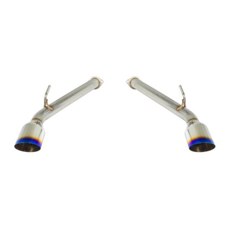 Remark RO-TTQ6-S - REMRO-TTQ6-S - Remark 2017+ Infiniti Q60 Axle Back Exhaust w/Burnt Stainless Single Wall Tip - Shipped in Europe - Tuningsupply.com