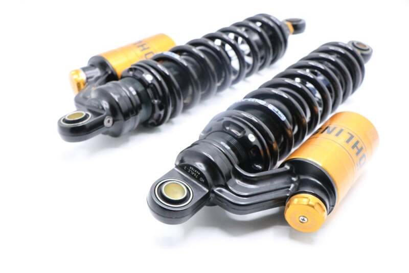 Ohlins HD 764LE - OHLHD 764LE - Ohlins 91-17 Harley-Davidson Dyna FXD STX 36 Blackline Shock Absorber w/ Gold Accents - Shipped in Europe - Tuningsupply.com