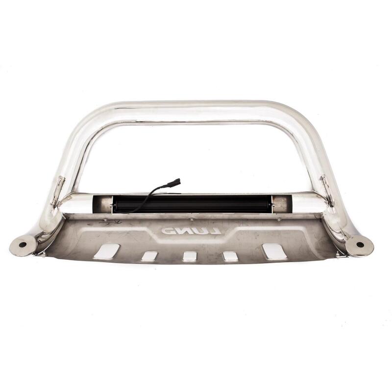 LUND 47021214 - LND47021214 - Lund 07-17 Chevy Silverado 1500 Bull Bar w/Light & Wiring - Polished - Shipped in Europe - Tuningsupply.com