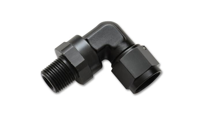 Vibrant 11386 - VIB11386 - Vibrant -8AN to 1/4in NPT Female Swivel 90 Degree Adapter Fitting - Shipped in Europe - Tuningsupply.com