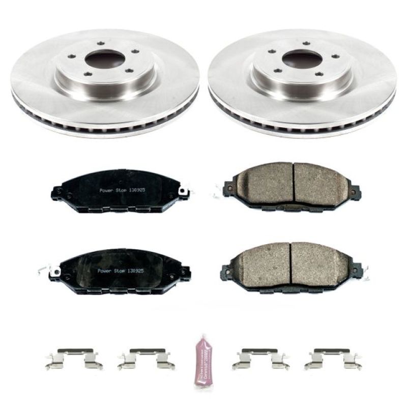 PowerStop KOE6496 - PSBKOE6496 - Power Stop 2013 Infiniti JX35 Front Autospecialty Brake Kit - Shipped in Europe - Tuningsupply.com