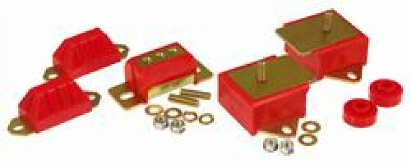 Prothane 1-1901 - PRO1-1901 - Prothane 76-86 Jeep CJ5/7/8 Drivetrain Kit - Red - Shipped in Europe - Tuningsupply.com