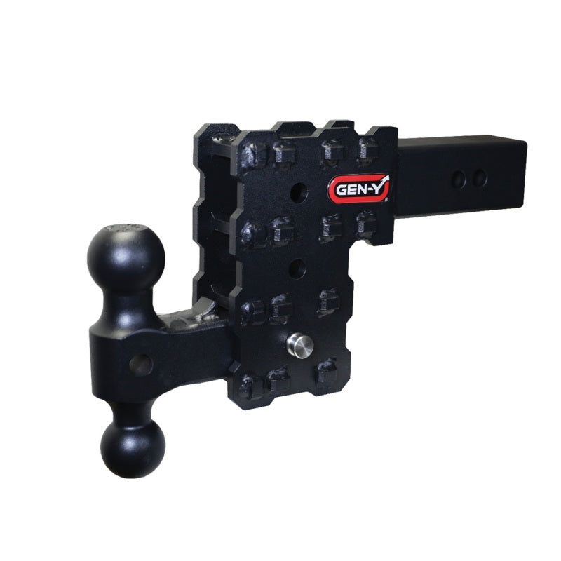 GEN-Y Hitch GH-2413X - GENGH-2413X - Gen-Y Phantom-X 2.5in Solid Shank 5in Drop 1.6K TW 16K Hitch w/GH-051 Dual-Ball - Shipped in Europe - Tuningsupply.com