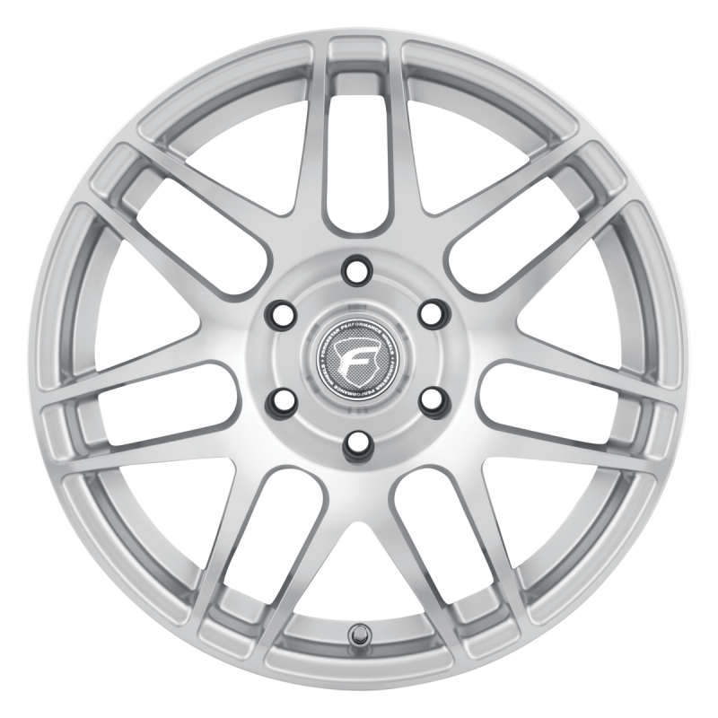 Forgestar F27879589P25 - FRGF27879589P25 - Forgestar F14 17x9.5 / 6x135 / ET25 /6.23 BS Silver Machined - Shipped in Europe - Tuningsupply.com