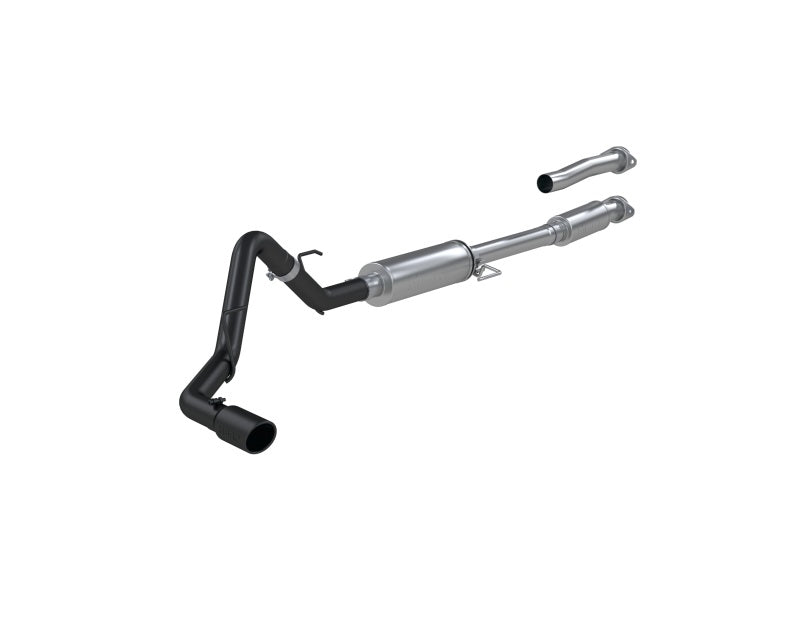 MBRP PS5211BLK - MBRPS5211BLK - MBRP 2021+ Ford F-150 2.7L/ 3.5L Ecoboost 5.0L Single Side 3in Black Coated Catback Exhaust - Shipped in Europe - Tuningsupply.com