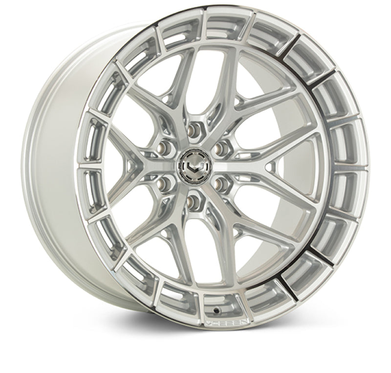 Vossen HFX1-0G06 - VOSHFX1-0G06 - Vossen HFX-1 20x9.5 / 6x139.7 / +15 / 106.1 CB / Deep - Silver Polished Wheel - Shipped in Europe - Tuningsupply.com