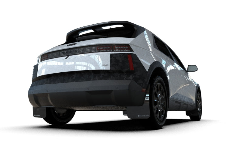Rally Armor MF127-UR-BLK-MBK - RALMF127-UR-BLK-MBK - Rally Armor 2025 Hyundai Ioniq 5 XRT Black Mud Flap Black Logo - Shipped in Europe - Tuningsupply.com