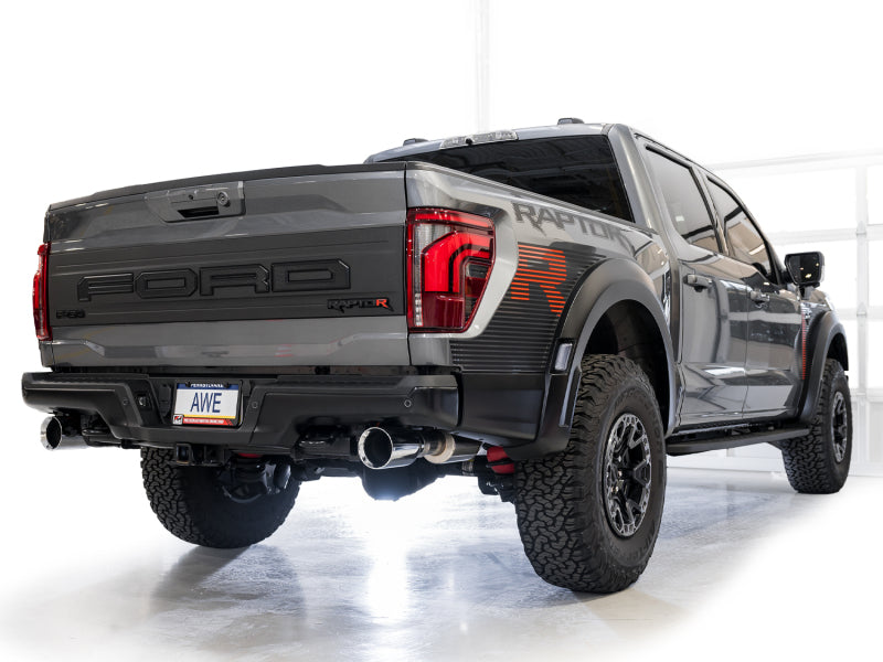 AWE Tuning 3025-32852 - AWE3025-32852 - AWE Gen 3 Raptor R SwitchPath Exhaust - Chrome Silver Tips - Shipped in Europe - Tuningsupply.com