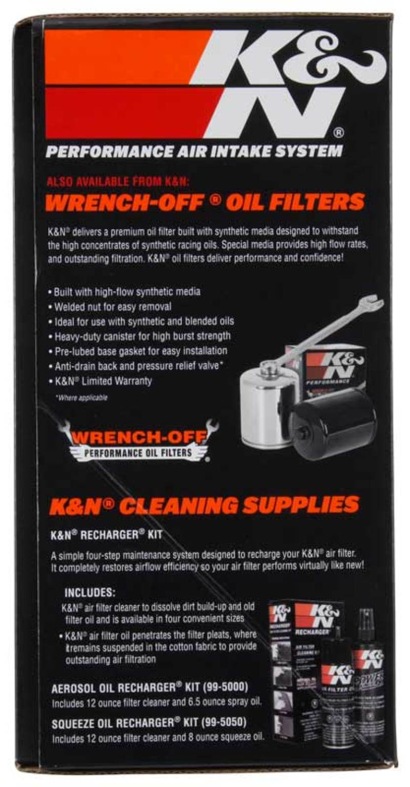 K&N Engineering 57-1139 - KNN57-1139 - K&N 17-18 Harley-Davidson Touring Models Performance Air Intake System - Shipped in Europe - Tuningsupply.com