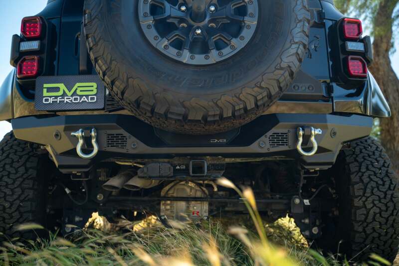 DV8 Offroad RBBR-05 - DVERBBR-05 - DV8 Offroad 2021+ Ford Bronco Competition Series Rear Bumper - Shipped in Europe - Tuningsupply.com