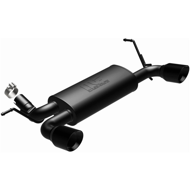 Magnaflow 15160 - MAG15160 - MagnaFlow 07-17 Jeep Wrangler JK 3.8/3.6L Dual Split Rear Exit Black Axle-Back Exhaust - Shipped in Europe - Tuningsupply.com